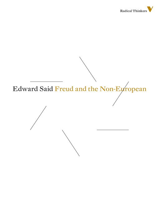 Book jacket for Freud and the non-european